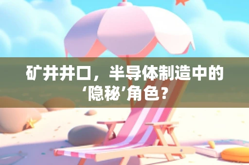 矿井井口，半导体制造中的‘隐秘’角色？
