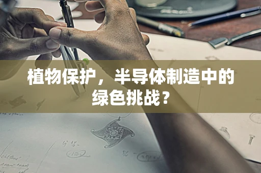 植物保护，半导体制造中的绿色挑战？