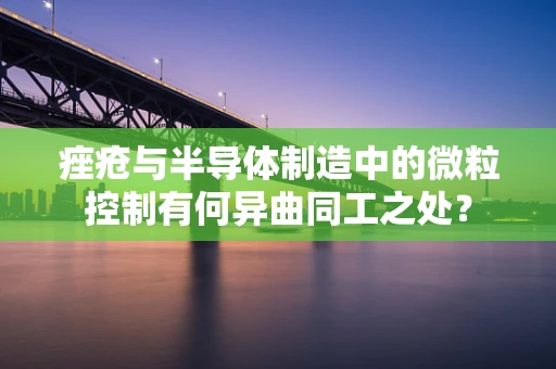 痤疮与半导体制造中的微粒控制有何异曲同工之处？
