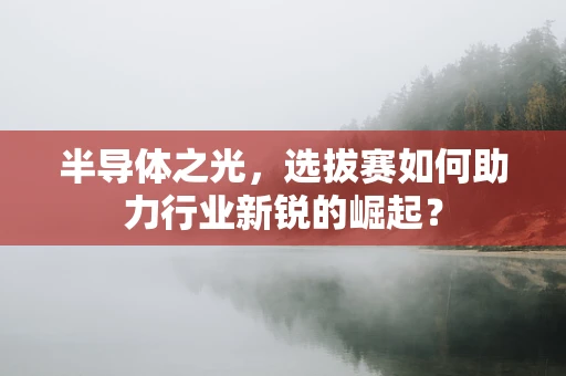 半导体之光，选拔赛如何助力行业新锐的崛起？