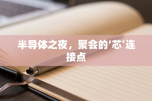 半导体之夜，聚会的‘芯’连接点