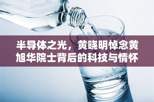 半导体之光，黄晓明悼念黄旭华院士背后的科技与情怀
