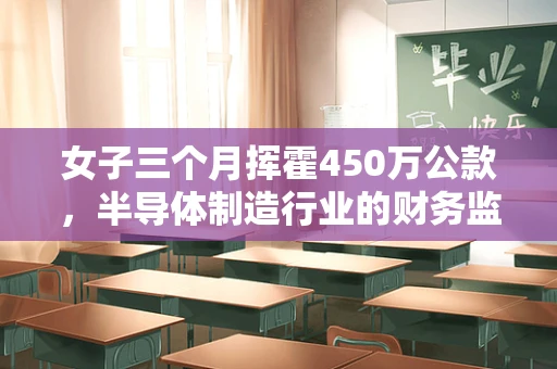 女子三个月挥霍450万公款，半导体制造行业的财务监管之问
