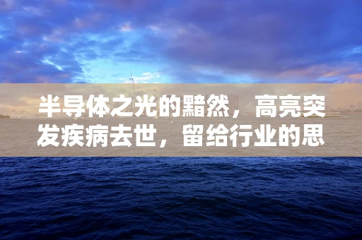 半导体之光的黯然，高亮突发疾病去世，留给行业的思考