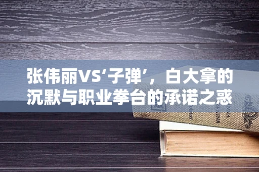 张伟丽VS‘子弹’，白大拿的沉默与职业拳台的承诺之惑