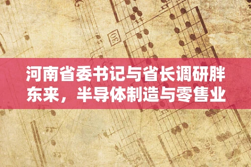河南省委书记与省长调研胖东来，半导体制造与零售业融合的新机遇？