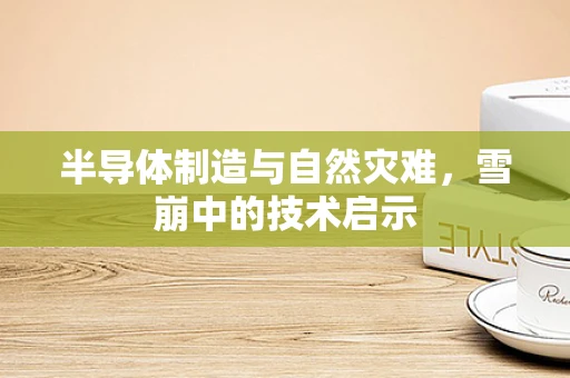 半导体制造与自然灾难，雪崩中的技术启示