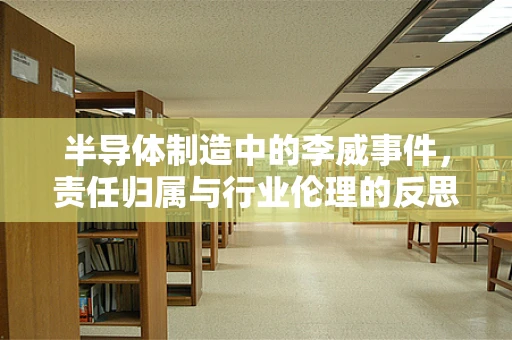 半导体制造中的李威事件，责任归属与行业伦理的反思