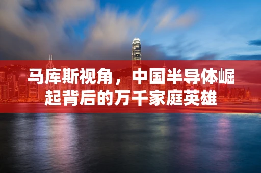 马库斯视角，中国半导体崛起背后的万千家庭英雄