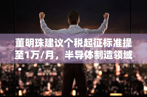 董明珠建议个税起征标准提至1万/月，半导体制造领域视角下的社会与经济影响