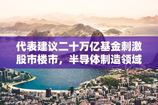代表建议二十万亿基金刺激股市楼市，半导体制造领域的机遇与挑战