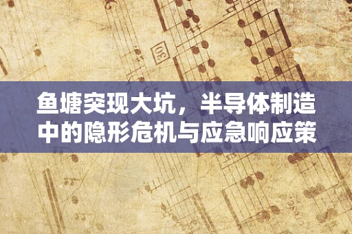 鱼塘突现大坑，半导体制造中的隐形危机与应急响应策略