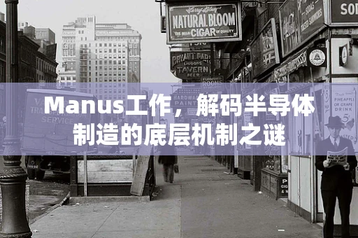 Manus工作，解码半导体制造的底层机制之谜