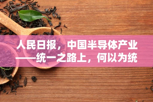 人民日报，中国半导体产业——统一之路上，何以为统？