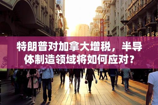 特朗普对加拿大增税，半导体制造领域将如何应对？