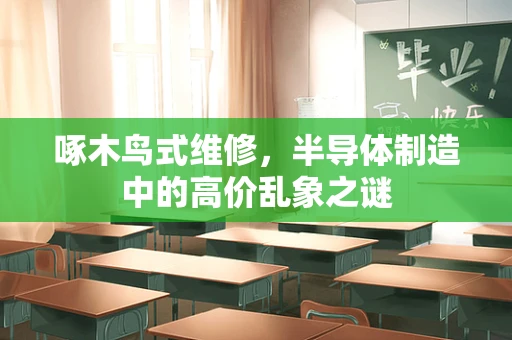 啄木鸟式维修，半导体制造中的高价乱象之谜