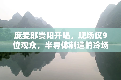 庞麦郎贵阳开唱，现场仅9位观众，半导体制造的冷场与行业冷思考
