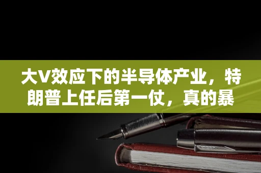 大V效应下的半导体产业，特朗普上任后第一仗，真的暴露了美国的软弱吗？