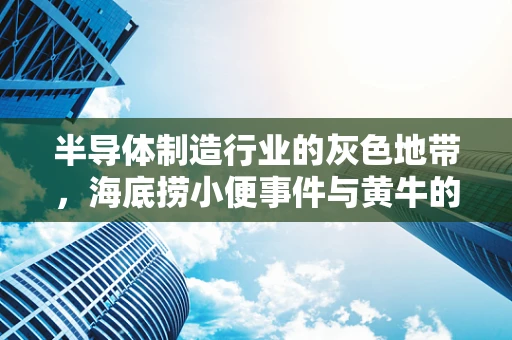 半导体制造行业的灰色地带，海底捞小便事件与黄牛的20%补偿之谜