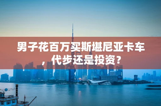 男子花百万买斯堪尼亚卡车，代步还是投资？