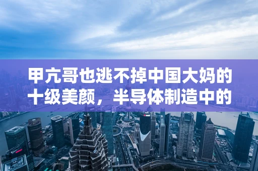 甲亢哥也逃不掉中国大妈的十级美颜，半导体制造中的视觉优化误区？