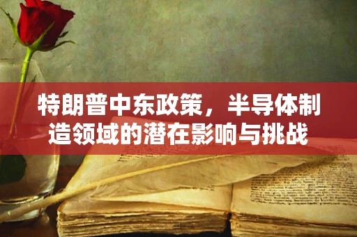 特朗普中东政策，半导体制造领域的潜在影响与挑战