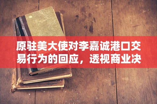 原驻美大使对李嘉诚港口交易行为的回应，透视商业决策与国家利益的微妙平衡