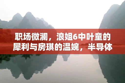 职场微澜，浪姐6中叶童的犀利与房琪的温婉，半导体制造中的对话艺术