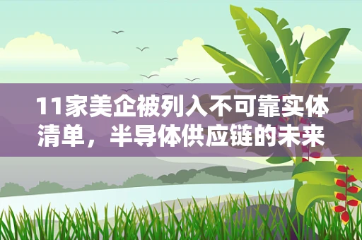 11家美企被列入不可靠实体清单，半导体供应链的未来走向与行业影响探析