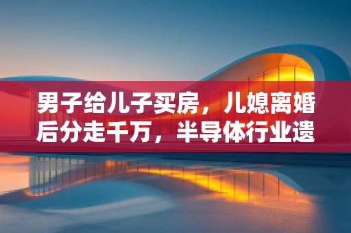 男子给儿子买房，儿媳离婚后分走千万，半导体行业遗产规划的警示