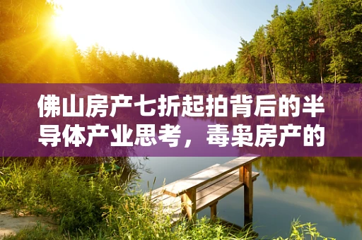 佛山房产七折起拍背后的半导体产业思考，毒枭房产的拍卖，是机遇还是警示？