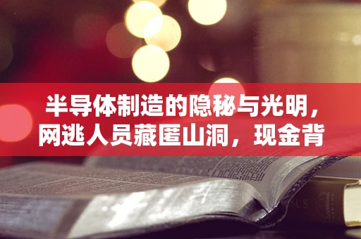半导体制造的隐秘与光明，网逃人员藏匿山洞，现金背后的技术安全之问