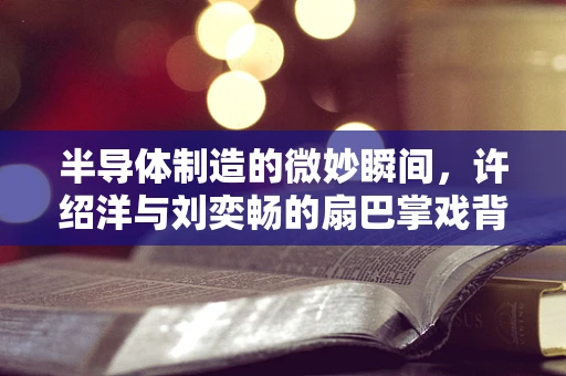 半导体制造的微妙瞬间，许绍洋与刘奕畅的扇巴掌戏背后的技术考量