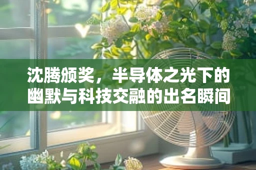 沈腾颁奖，半导体之光下的幽默与科技交融的出名瞬间