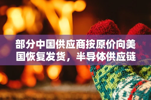 部分中国供应商按原价向美国恢复发货，半导体供应链的微妙平衡与未来展望