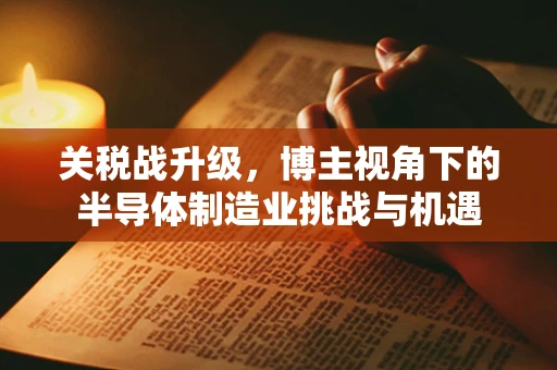 关税战升级，博主视角下的半导体制造业挑战与机遇