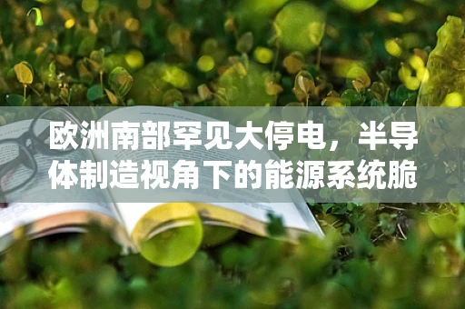 欧洲南部罕见大停电，半导体制造视角下的能源系统脆弱性探析