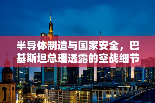 半导体制造与国家安全，巴基斯坦总理透露的空战细节背后的技术考量