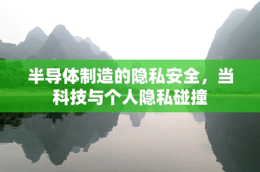 半导体制造的隐私安全，当科技与个人隐私碰撞