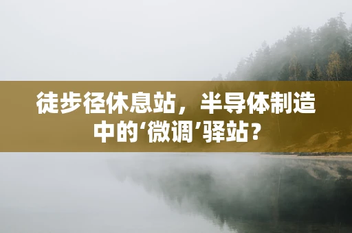 徒步径休息站，半导体制造中的‘微调’驿站？