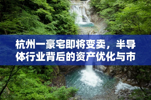 杭州一豪宅即将变卖，半导体行业背后的资产优化与市场动态