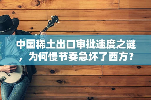 中国稀土出口审批速度之谜，为何慢节奏急坏了西方？
