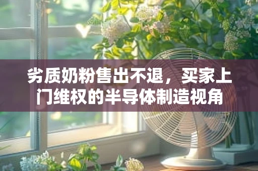 劣质奶粉售出不退，买家上门维权的半导体制造视角