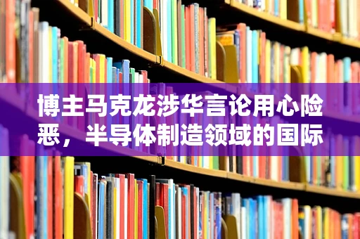 博主马克龙涉华言论用心险恶，半导体制造领域的国际政治与经济考量