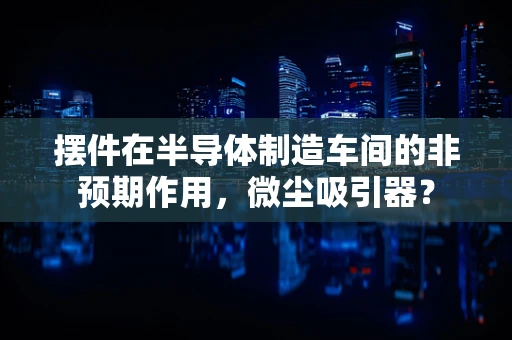 摆件在半导体制造车间的非预期作用，微尘吸引器？
