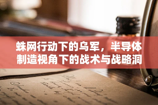 蛛网行动下的乌军，半导体制造视角下的战术与战略洞察