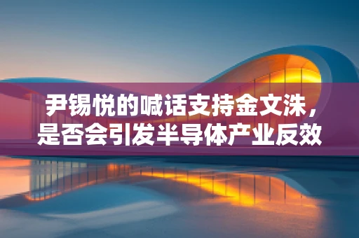 尹锡悦的喊话支持金文洙，是否会引发半导体产业反效果？