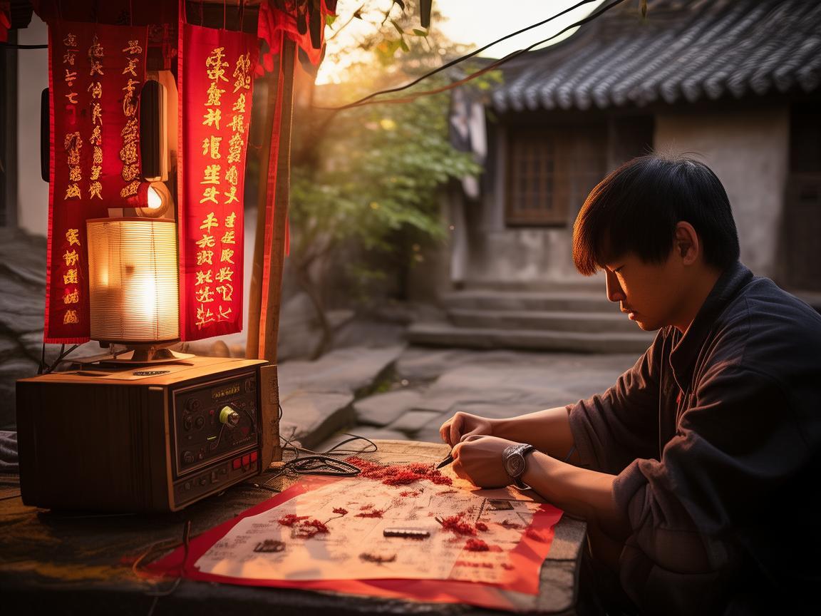 叶家小院里的半导体之光，弟弟手写对联，迎接哥哥归来的科技温情