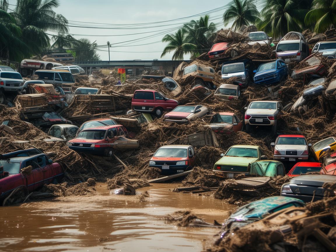 菲律宾洪水奇观，汽车叠成小山——半导体制造的供应链挑战与应对